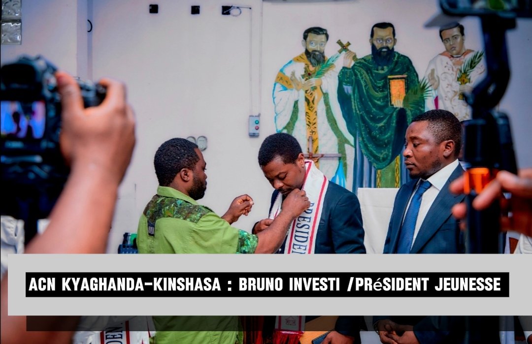ACN Kyaghanda-Kinshasa : Bruno Katsuva officiellement chargé de porter la voix de la jeunesse